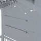 preview thumbnail 10 of 10, Twin Size House Bed with Shelves, Wooden Bedframe with Window and Sparkling Light Strip on The Roof, No Box Spring Needed