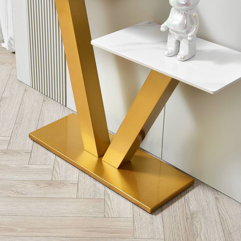 Modern Console Table for Entrance, Corridor - Gold