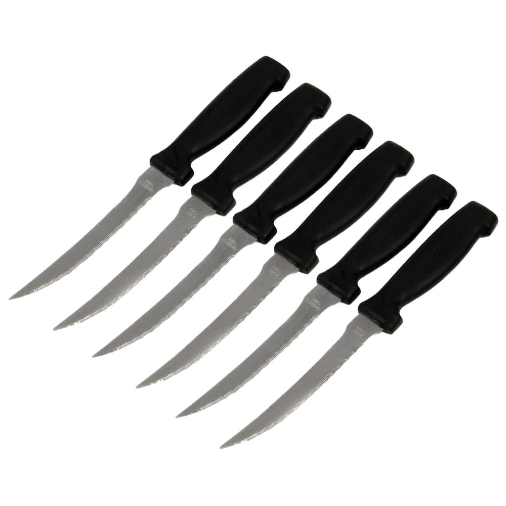 Chef Craft 2pc Stainless Steel Blade Vegetable Knife Set - Great for Precise Cutting of Tomatoes, Cucumbers and more