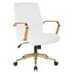 preview thumbnail 6 of 46, Baldwin Mid-Back Faux Leather Chair White