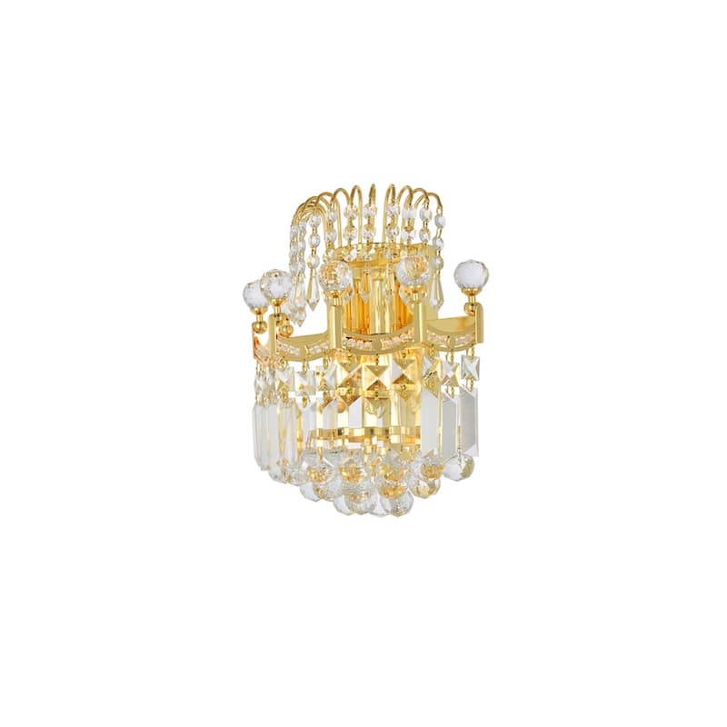Fleur Illumination 2 light Gold Wall Sconce