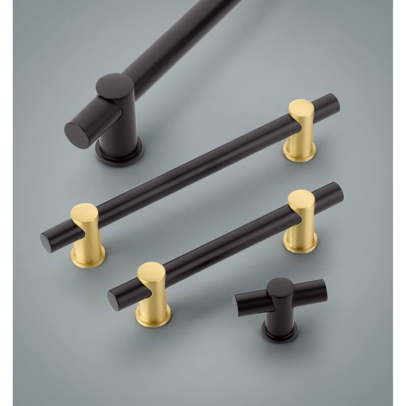 Schaub and Company Fonce 4" Center to Center Modern Euro Bar Style