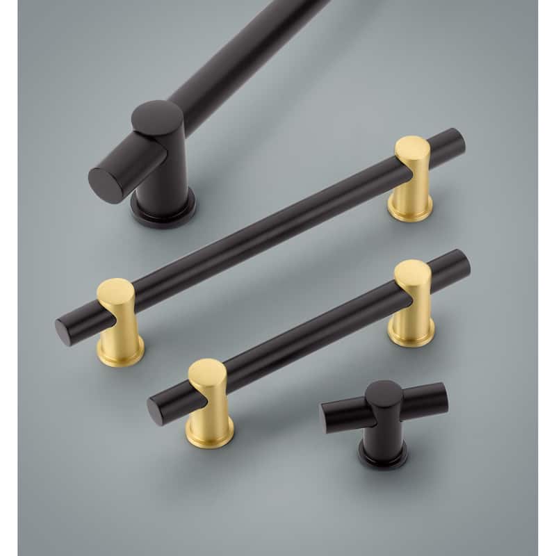 Schaub and Company Fonce 8" Center to Center Modern Euro Bar Style
