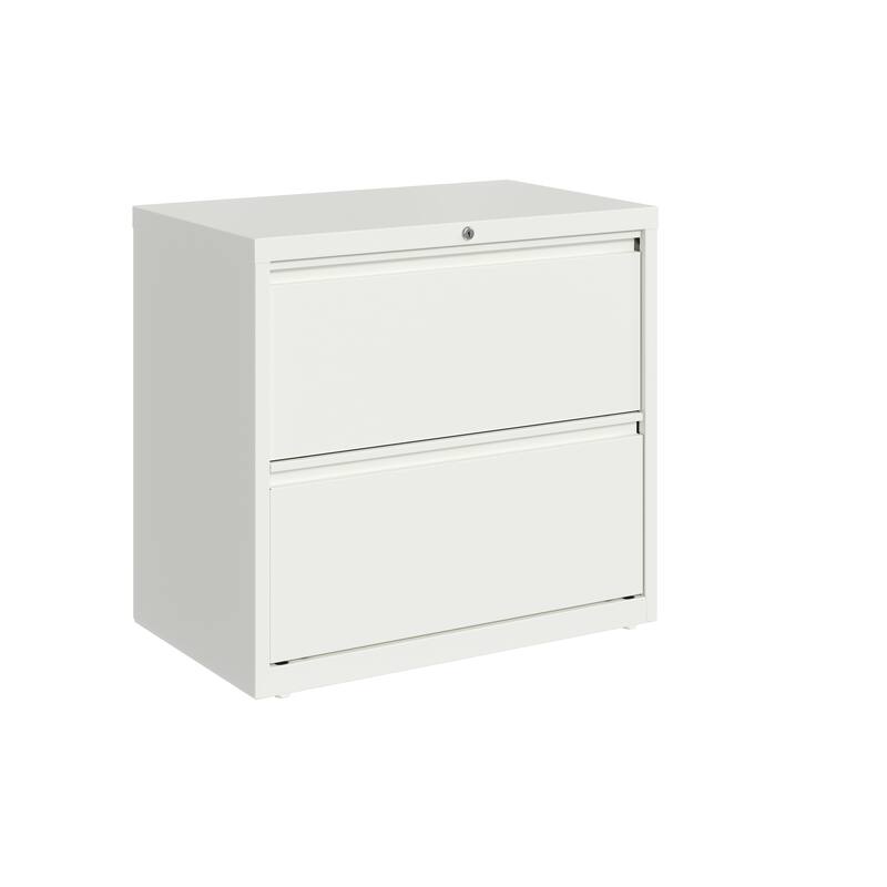 Hirsh HL10000 Series 30-inch Wide 2-drawer Commercial Lateral File Cabinet - White
