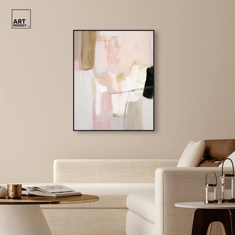 Pistachio Pink II Canvas by Art Remedy