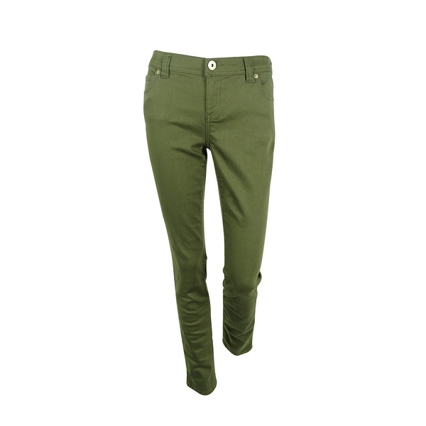 olive colored skinny jeans