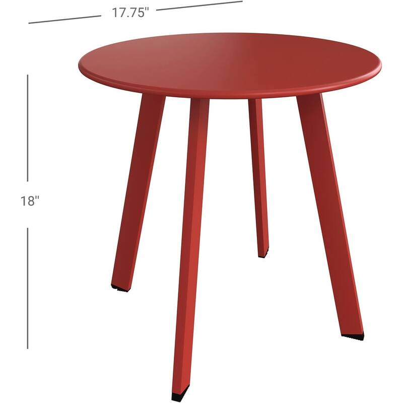 18" or 28" Round Outdoor Side Table End Table Coffee Table