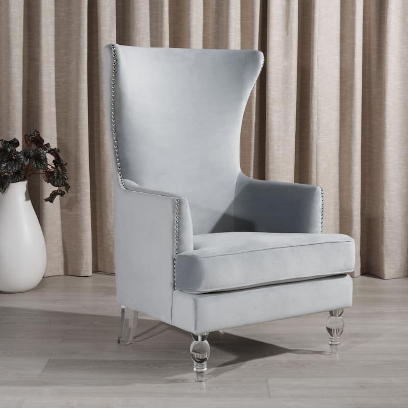SAFAVIEH Couture Geode Modern Wingback Chair - 29.1" W x 32.3" D x 44.9" H