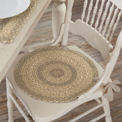 Cobblestone Jute Chair Pad