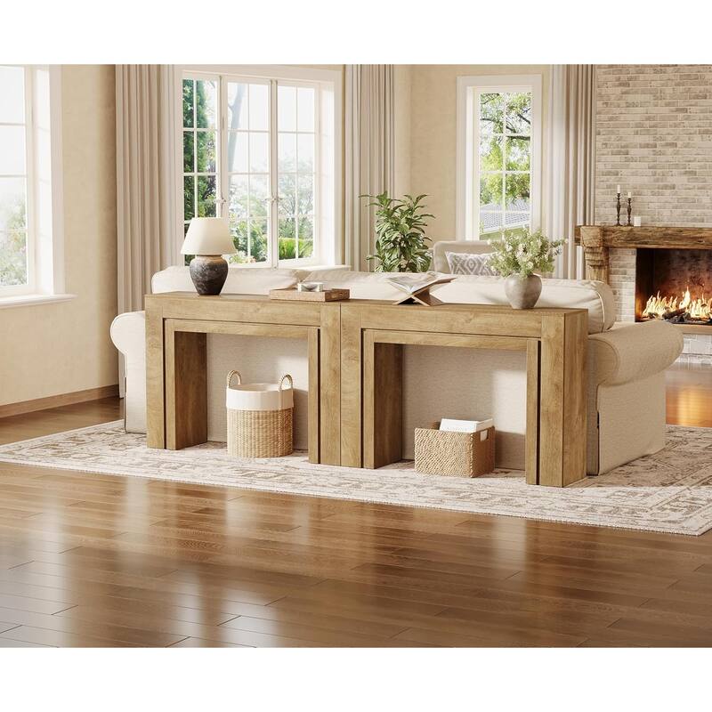 41.3-Inch Entryway Table, Rectangular Console Table, Modern Hallway Accent Table