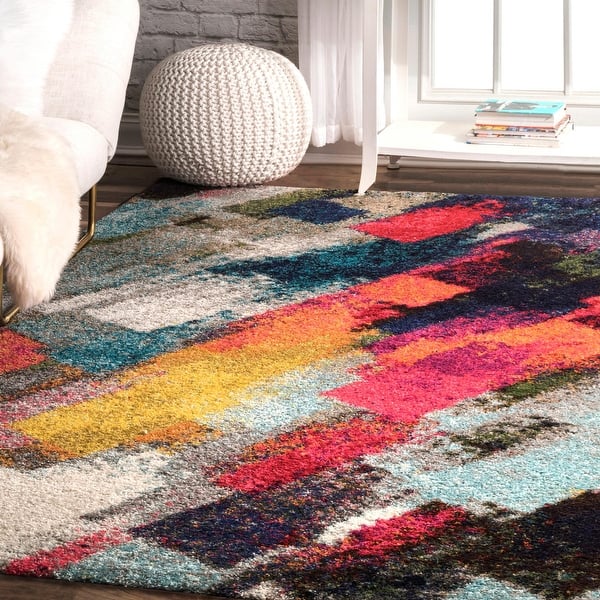 Grey Ripple Rug Pudany