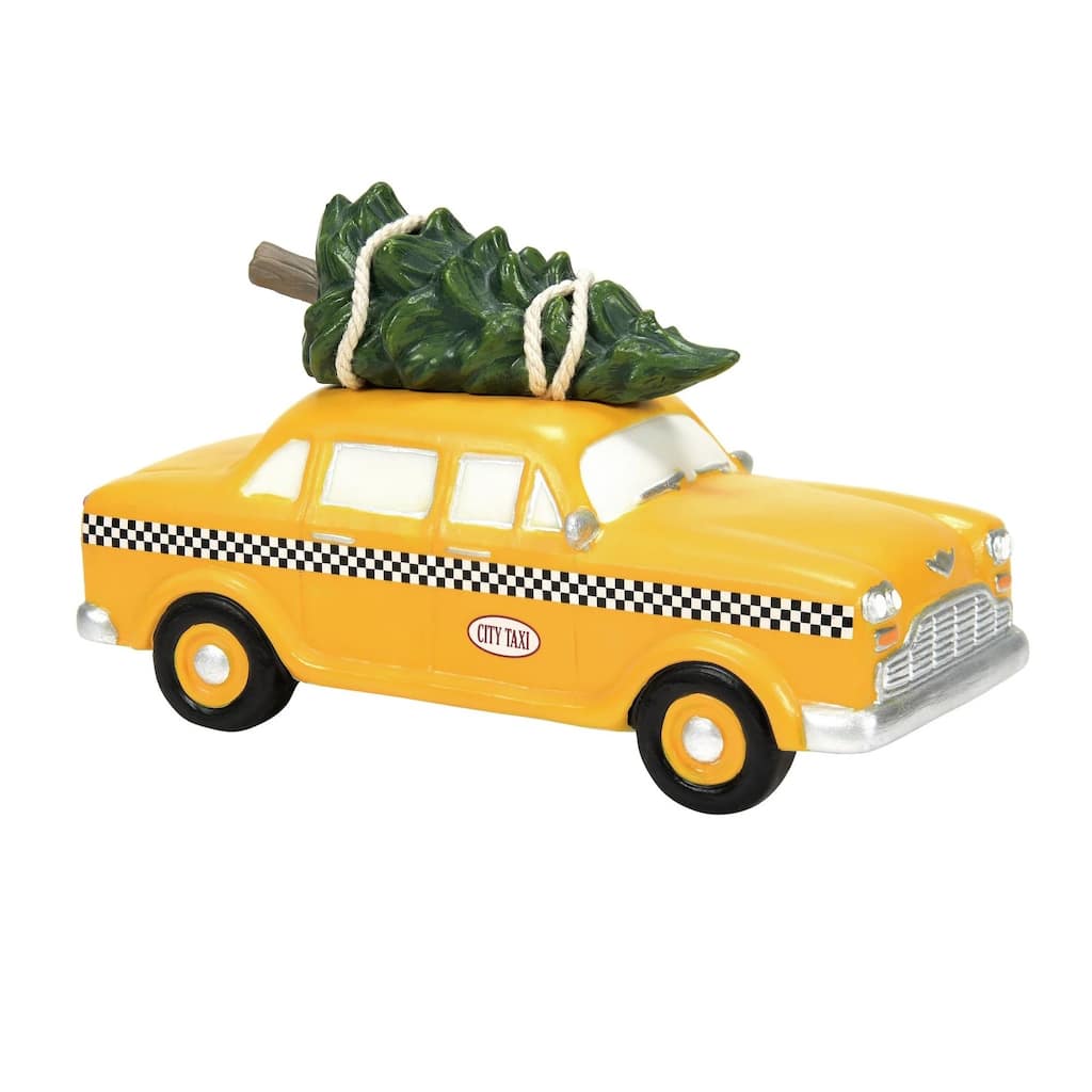 Department 56 Christmas In City Hailing Christmas Cab Accessory - 6013405
