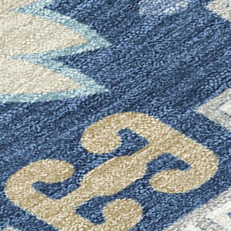 HomeRoots Southwestern Transitional Rectangle Outdoor Rug