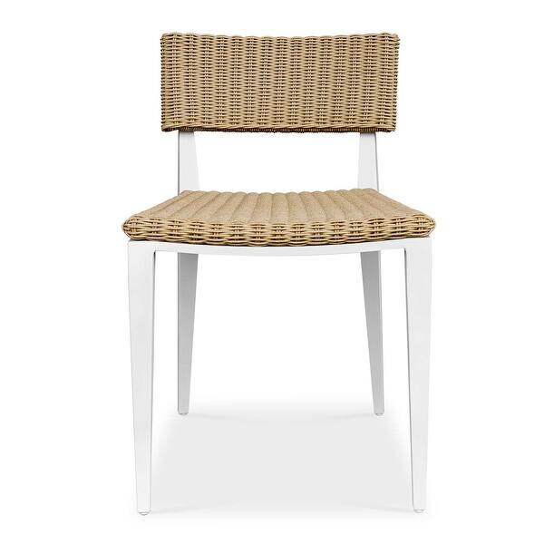 slide 2 of 9, Uttermost Calbas White Outdoor Dining Chair