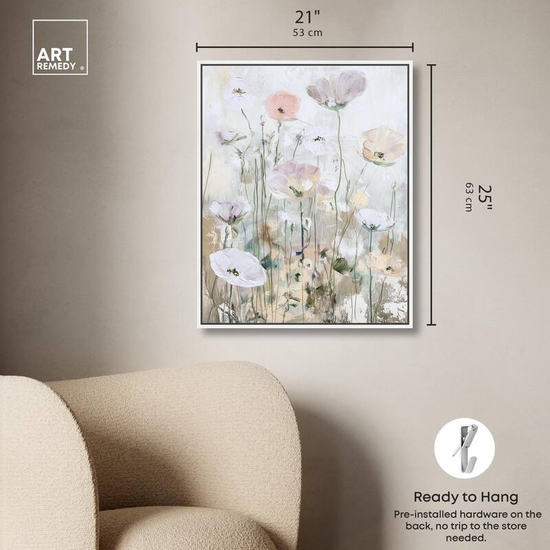 Flourishing Light Canvas by Art Remedy