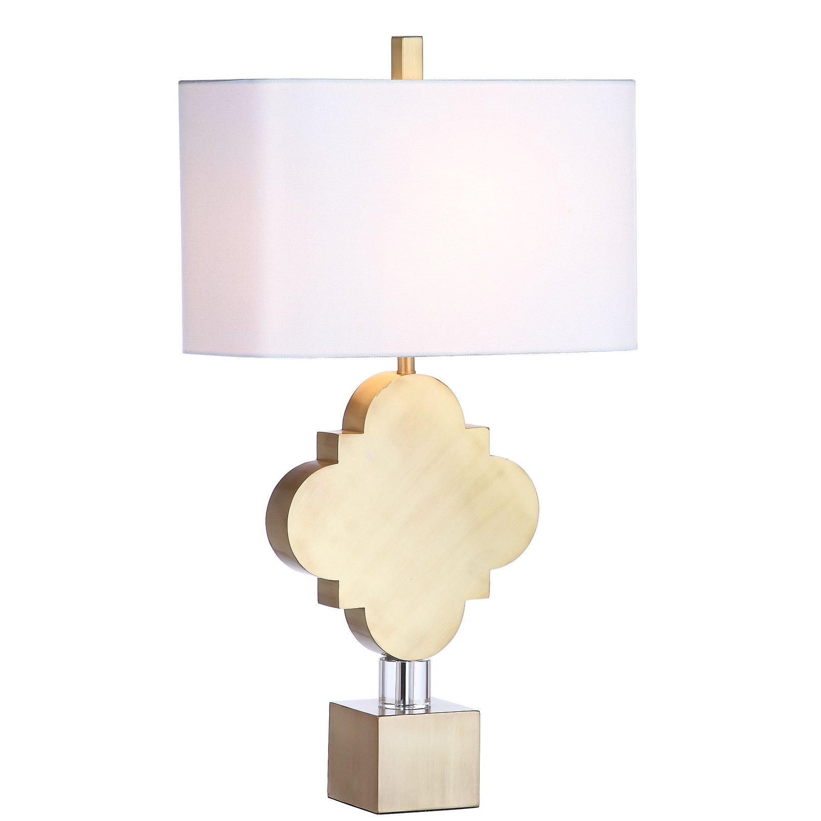 SAFAVIEH Lighting Marina 31.5-Inch LED Metal Table Lamp, Gold - 18" x 10" x 31.5"