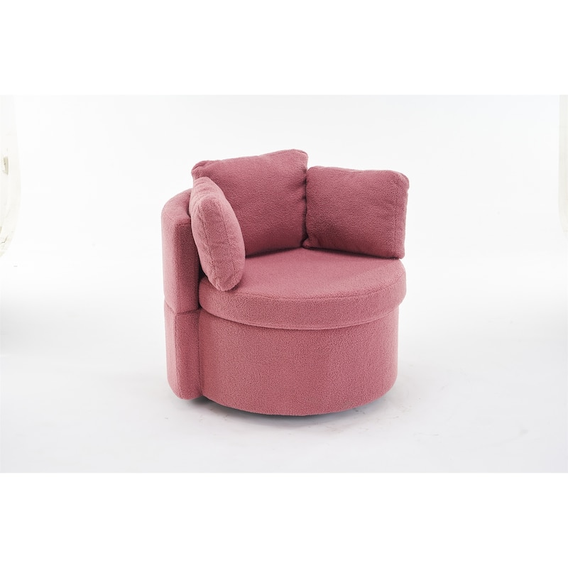 Teddy Fabric Swivel Chair