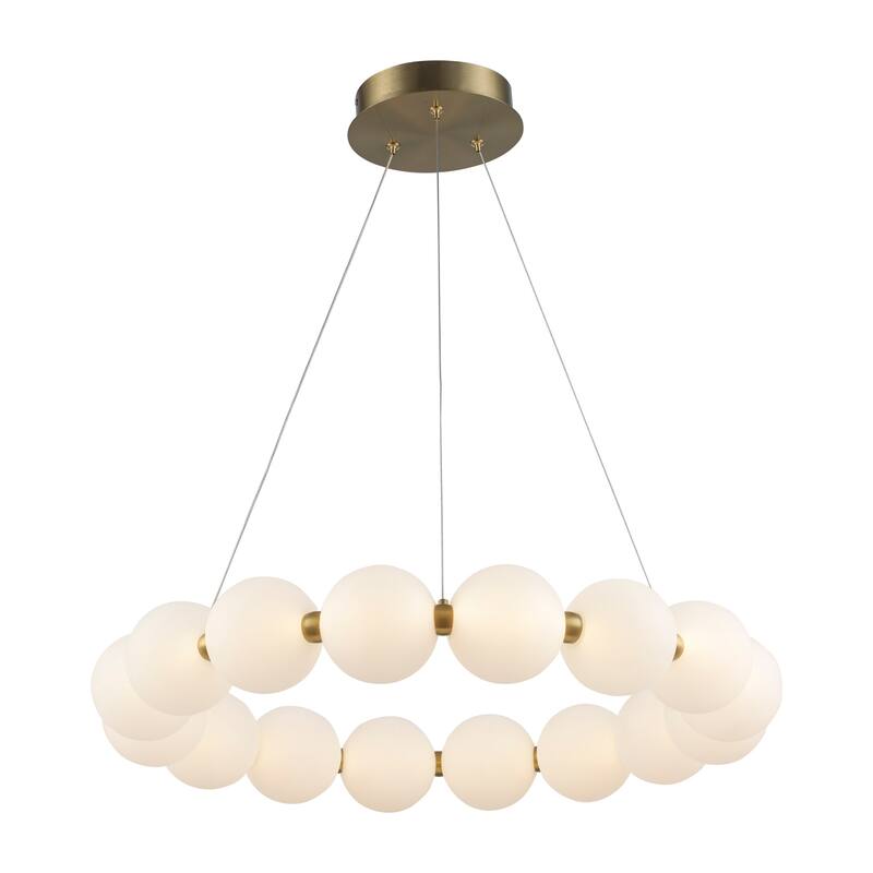 Trans Globe Lighting MDN-1591 Nightingale 26" Wide LED Ring Chandelier