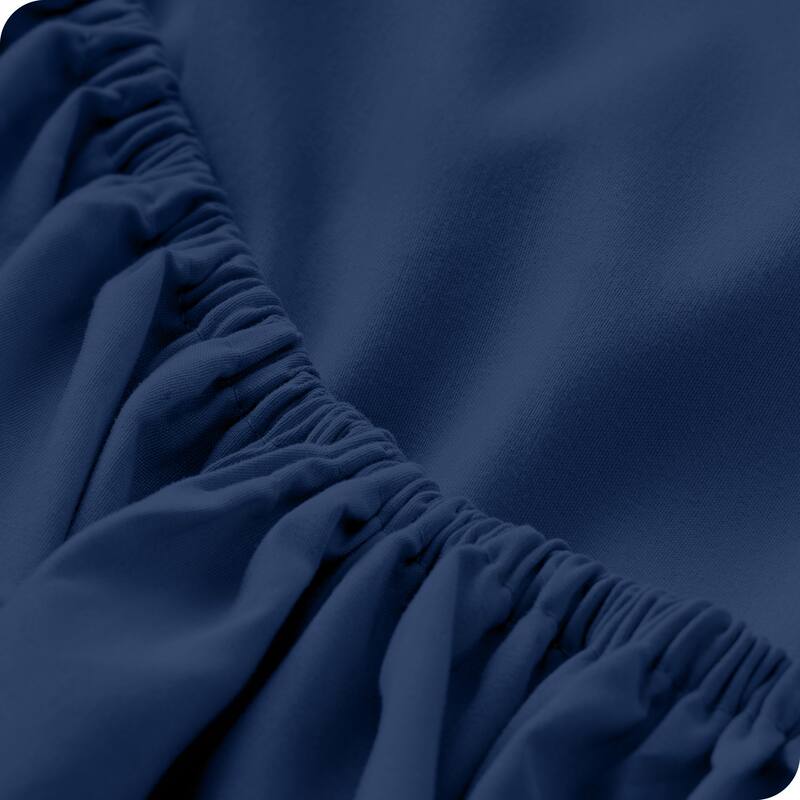 Bare Home Ultra-Soft Microfiber 22 Inch Extra Deep Pocket Fitted Sheet