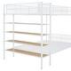 preview thumbnail 14 of 26, Multifunctional Twin Over Full Kids Bunk Bed with 5-TierShelf