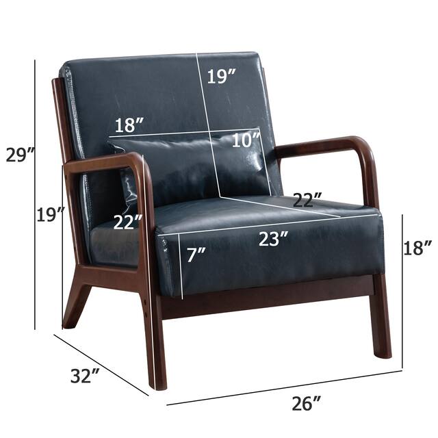 Aston Modern Solid wood Accent Chair