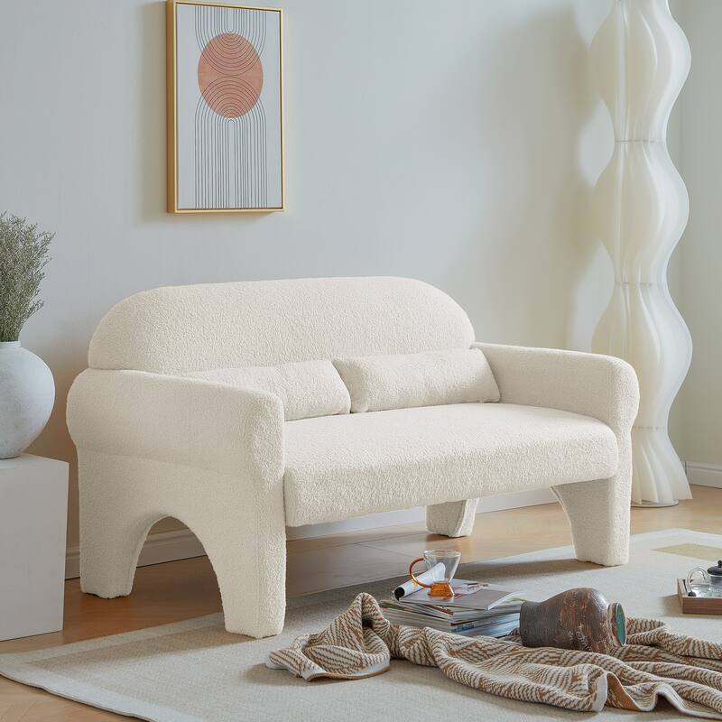 Teddy Fabric Loveseat for Living room