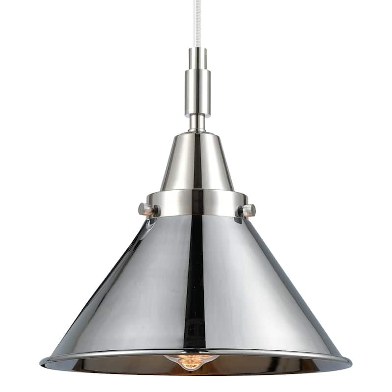 Innovations Lighting 447-1P-M10-PC Briarcliff 10" Wide Mini Pendant - Polished Chrome
