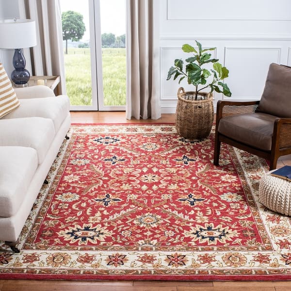 slide 2 of 60, SAFAVIEH Handmade Chelsea Cayla Leopard French Country Wool Rug