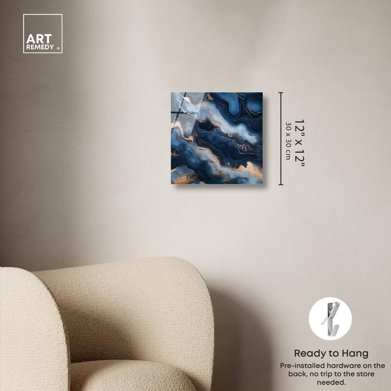 Deep Sea Geode IV Acrylic by Art Remedy, Ready to Hang