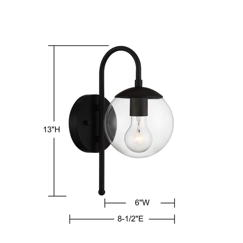 Meridian M50030 13" Tall Outdoor Wall Sconce with 8-1/2" Extension