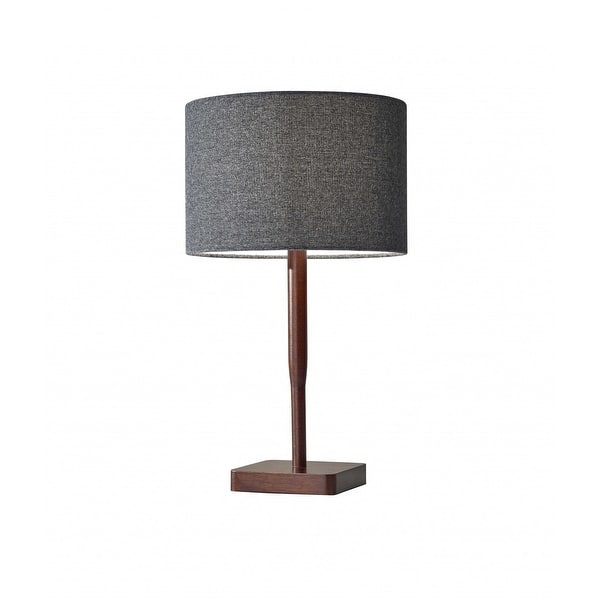 Cozy Cabin Walnut Wood Finish Table Lamp Cozy Cabin Walnut Wood Finish Table Lamp
