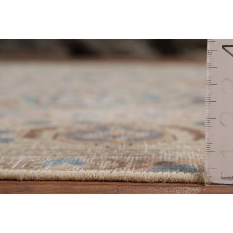 Tabriz Persian Vintage Area Rug Hand-Knotted Traditional Wool Carpet - 8'2" x 11'8"