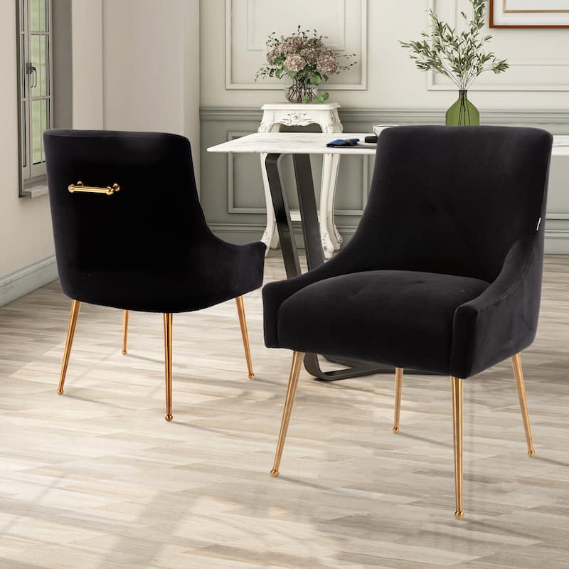 GZMR Upholstered Accent Dining Chairs Side Chairs (Set of 2)