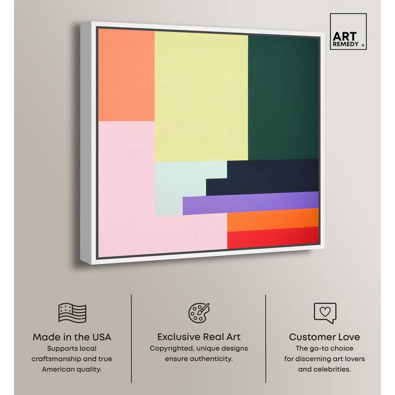 Rectilinear Rhapsody II Canvas by Art Remedy