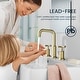 preview thumbnail 33 of 33, Widespread Bathroom Sink Faucet Double Handle Bathroom Sink Faucet