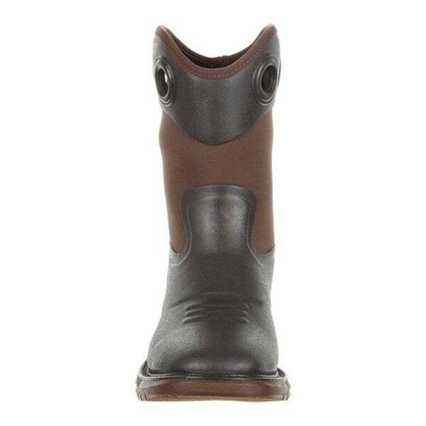 Shop Rocky Men S Original Ride Flx Rubber Boot Rkw0243 Dark Brown Rubber Neoprene Overstock 25589103