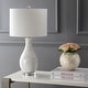 preview thumbnail 3 of 8, Cannon 26.5" Seashell LED Table Lamp, White by JONATHAN Y