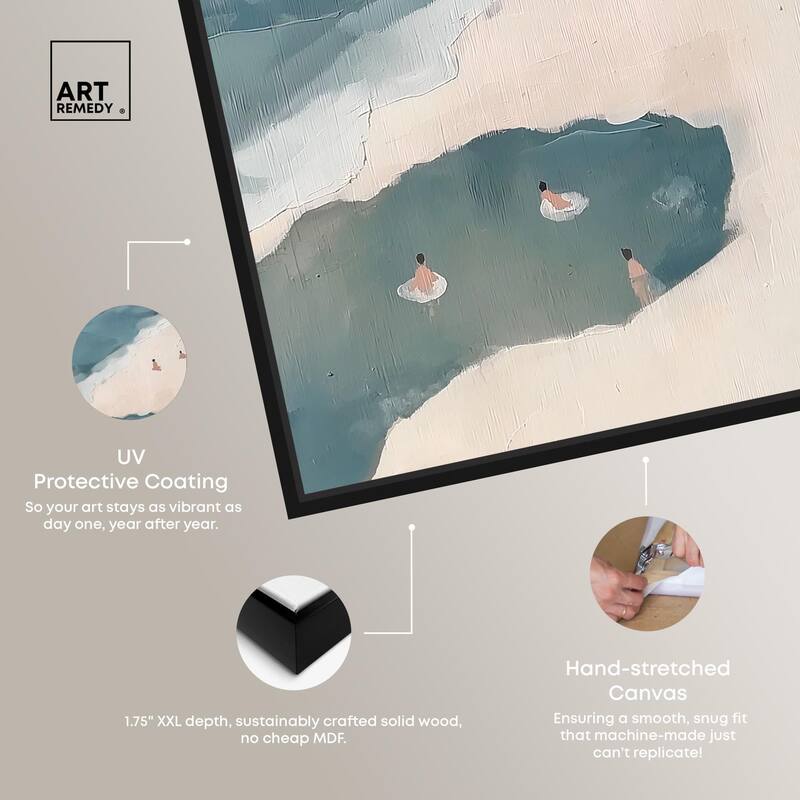Daydreams by the Sea Canvas by Art Remedy