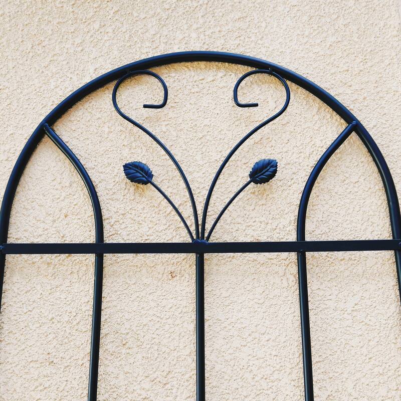 4 Pack Metal Garden Trellis 86.7in x 19.7in Rustproof Trellis