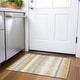 preview thumbnail 97 of 132, Premium Washable Super Soft Modern Ombre Stripe Mayfield Rug Gold - 1'8" x 2'6"