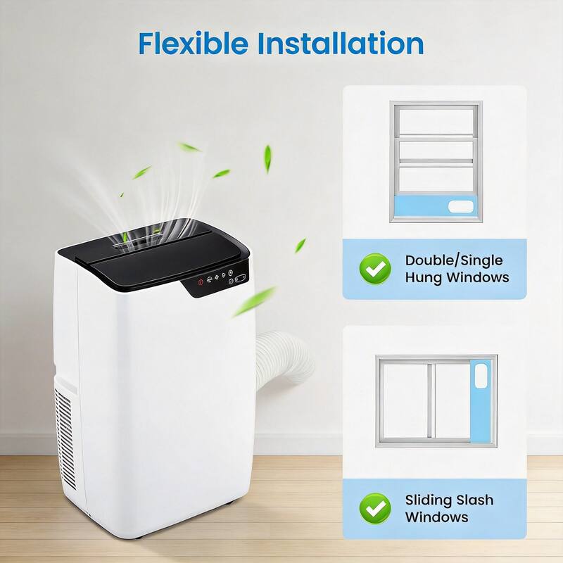 12,000 BTU Portable Air Conditioner, Cools up to 550 sq. ft.