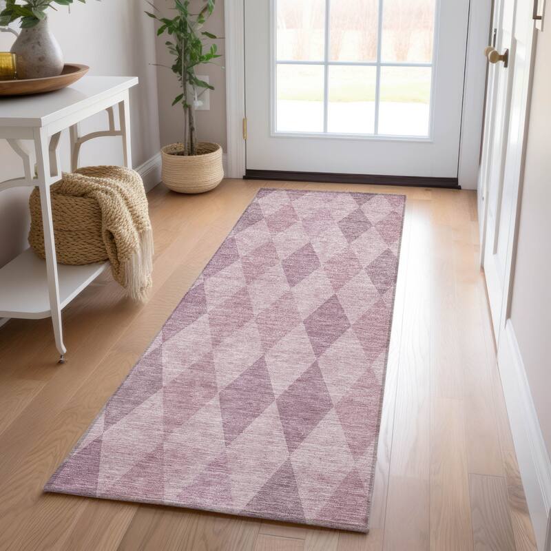 Para Stylish Geometric Weather Resistant Versatile Elegance Outdoor Rug