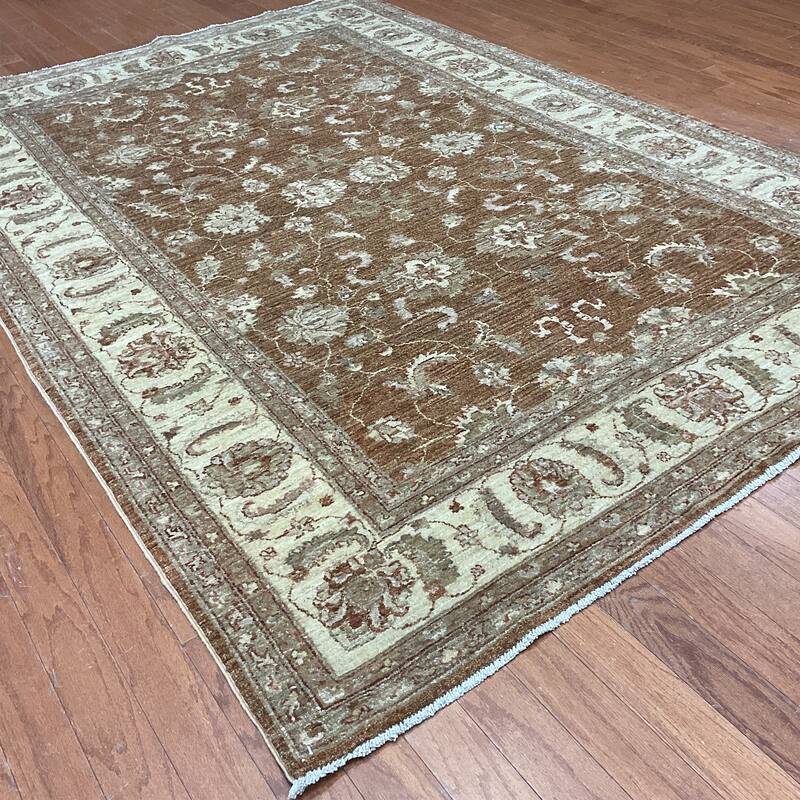 HERAT ORIENTAL Handmade Oushak Wool Rug - 5'8" x 8'4"