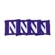 preview thumbnail 1 of 1, Northwestern Wildcats Purple Cornhole Bags All-Weather Resin Filled