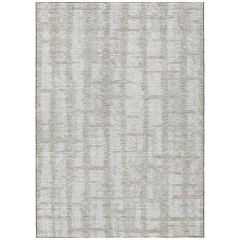 Machine Washable Indoor/ Outdoor Chantille Contemporary Ombre Rug