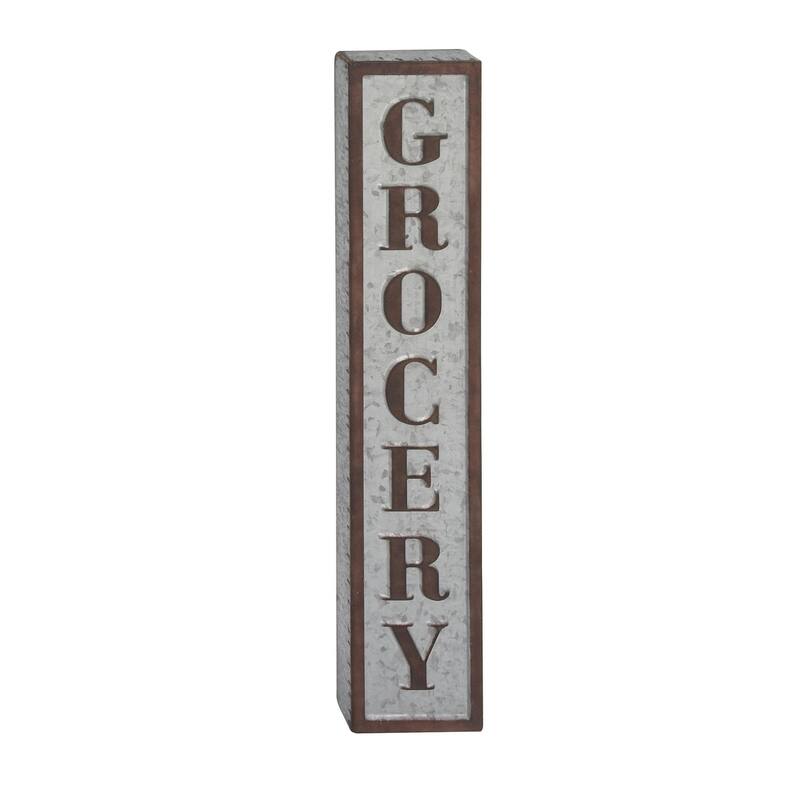 Metal Sign Wall Decor - Brown - Roche River Decor - Brown