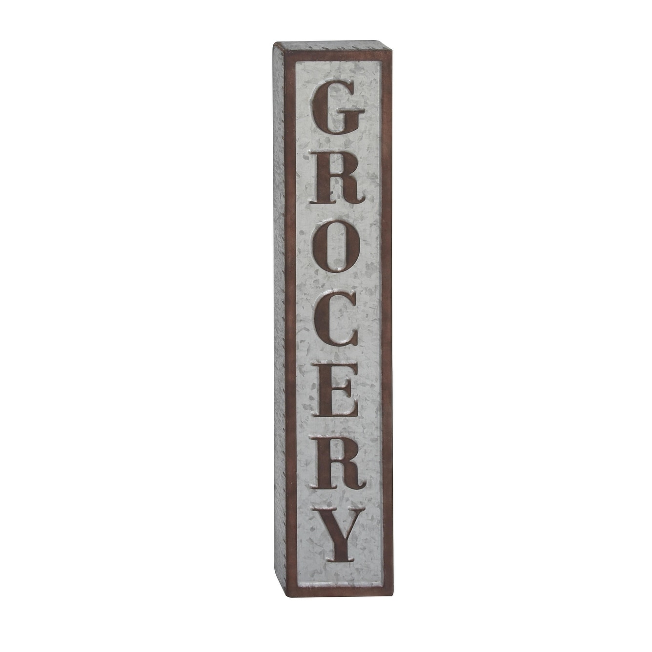 Metal Sign Wall Decor - Brown - Roche River Decor