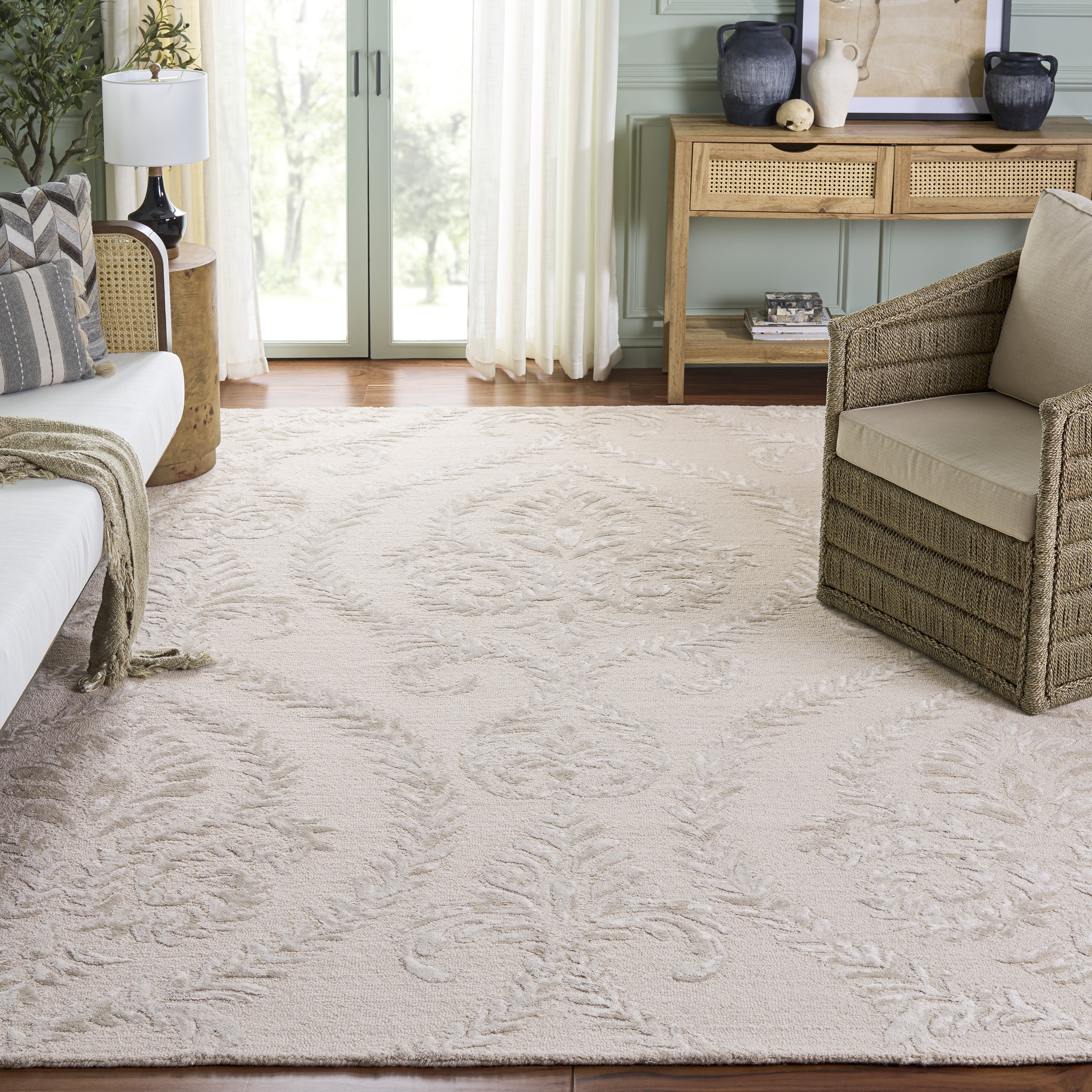 SAFAVIEH Handmade Glamour Bejushe Wool Rug