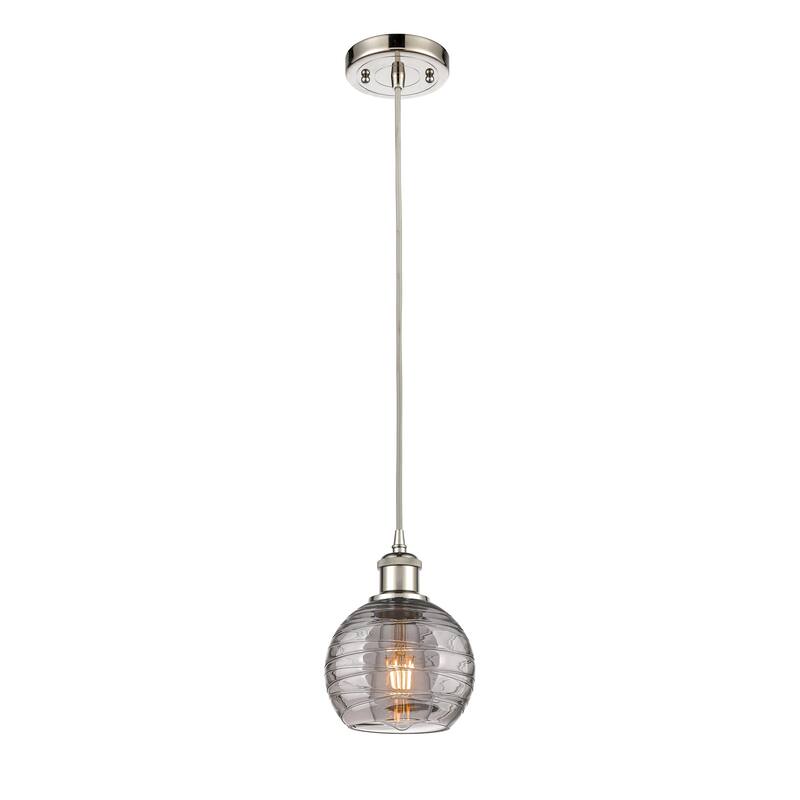 Innovations Lighting 516-1P-9-6 Athens Pendant Athens Deco Swirl 6"