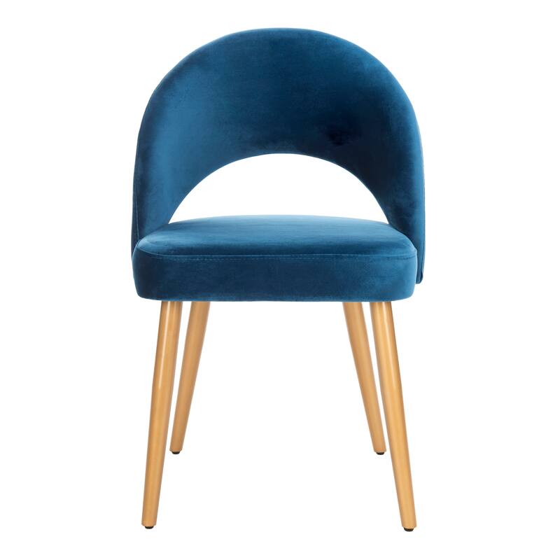 SAFAVIEH Reva Retro Dusty Rose/ Gold Chair (Set of 2) - 21.3" x 24.3" x 31.8" - 21Wx24Dx32H
